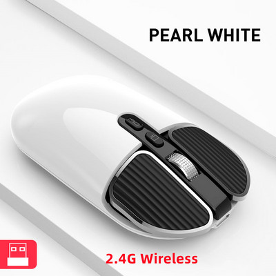 Bluetooth 5.1+2.4G bežični dual mode punjivi miš optički USB miševi za PC/Mac/laptop/IPad/telefon/notebook/Android tablet