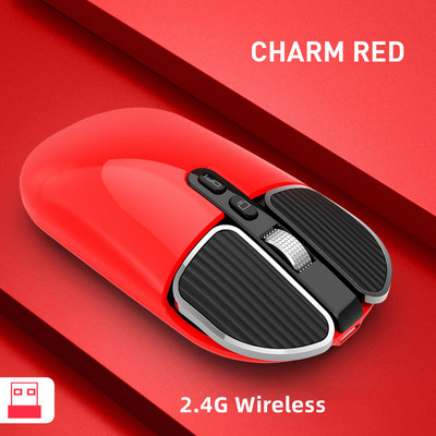 Bluetooth 5.1+2.4G bežični dual mode punjivi miš optički USB miševi za PC/Mac/laptop/IPad/telefon/notebook/Android tablet