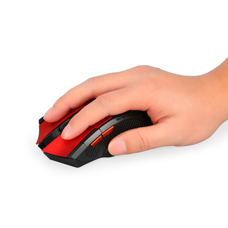 2.4G Gaming Mouse Vezeték nélküli optikai egér Game Vezeték nélküli egerek USB vevővel Egér PC játékokhoz