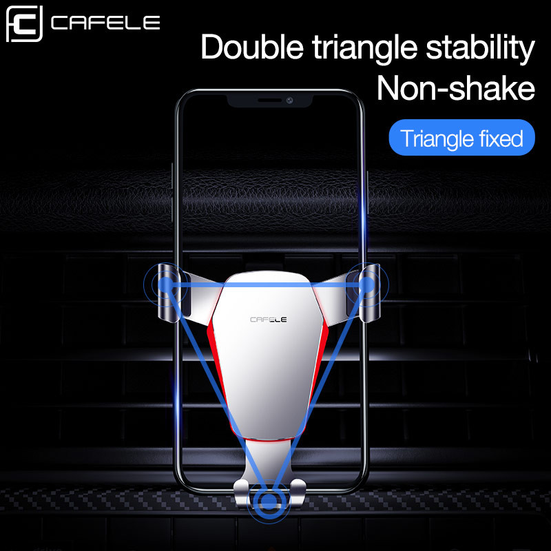 Držiak na telefón do auta CAFELE Gravity, držiak na vetrací otvor, držiak na telefón v aute pre iPhone 12 11 Pro, príslušenstvo do interiéru auta