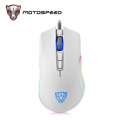 Motospeed V70 USB žičani gaming miš 6400DPI 7 tipki RGB LED pozadinsko osvjetljenje optičkih 7 tipki za prijenosno računalo prijenosno stolno računalo
