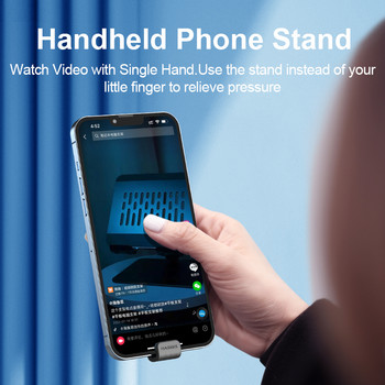 Λουράκι λαβής τηλεφώνου Hagibis Βάση κινητού τηλεφώνου Βραχιόλι με δάχτυλα Φορητή καθολική αναδιπλούμενη βάση στήριξης για τα περισσότερα smartphone