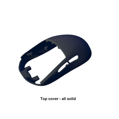 Paredzēts Logitech G Pro X Superlight 2 paaudzes svara zaudēšanai, DIY vieglā spēļu peles augšējā apvalka apakšējā korpusa 3D drukas komplekts