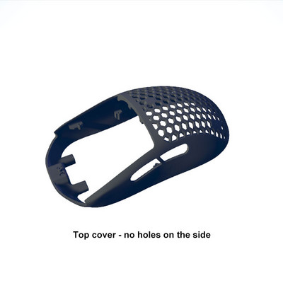 Paredzēts Logitech G Pro X Superlight 2 paaudzes svara zaudēšanai, DIY vieglā spēļu peles augšējā apvalka apakšējā korpusa 3D drukas komplekts