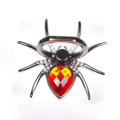 Suport universal pentru inel de deget pentru telefon mobil de lux Biling Diamond Metal Spider Suport rotativ 360 pentru iPhone Sumsang Huawei Xiaomi