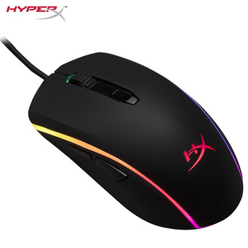 HyperX Pulsefire Surge Високопрецизна професионална игрална мишка 360 градуса RGB светлинен ефект Електрически плейър мишки