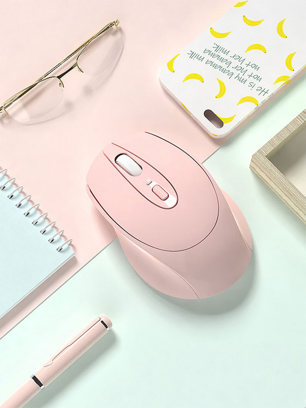 Arvin - bezdrôtová Bluetooth myš, nabíjateľná, tichá, pre notebook, Macbook, ergonomické herné zariadenie, USB