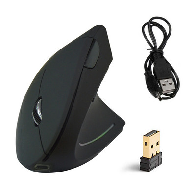 RYRA Vertikalni ergonomski miš 2.4G punjivi bežični miš USB Optica Udoban miš Gamer Mause Za prijenosno računalo