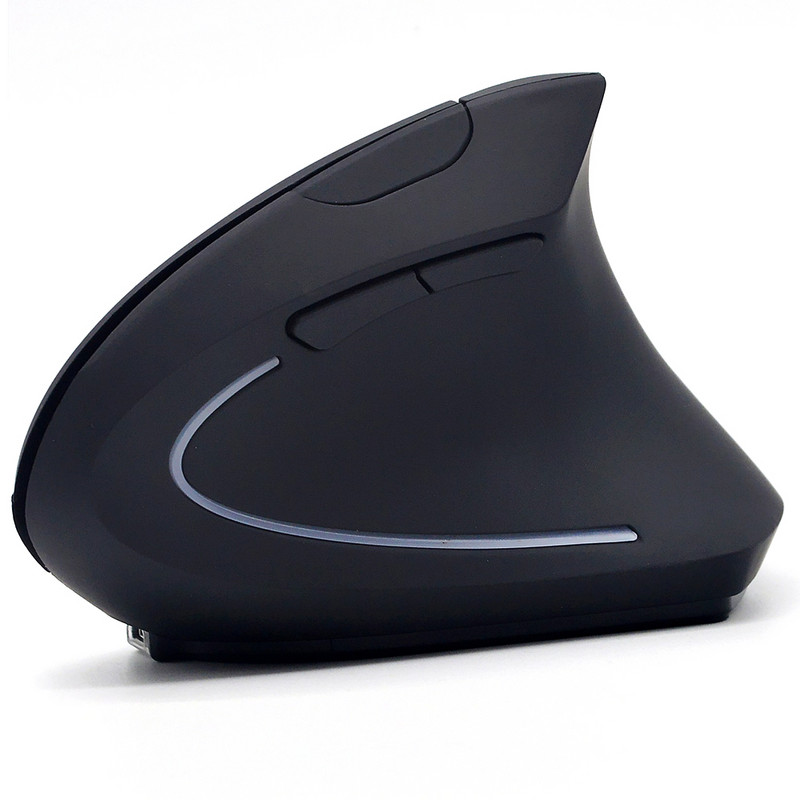 RYRA Vertikalni ergonomski miš 2.4G punjivi bežični miš USB Optica Udoban miš Gamer Mause Za prijenosno računalo