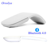 Bluetooth Arc Touch Mouse Prijenosni tanki bežični sklopivi niskošumni miš Mini računalni optički miševi za prijenosno računalo Tablet Mac iPad
