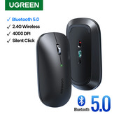 【Novo u prodaji】UGREEN miš Bežični Bluetooth 5.0 2.4G Dual Mode miš 4000DPI tihi miševi za MacBook PC Tablet Laptop miš