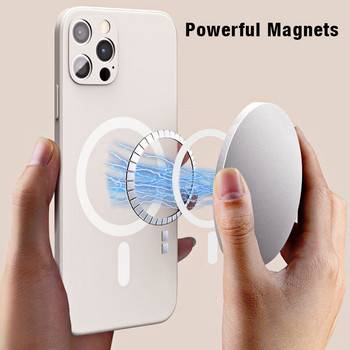 2 бр./лот Стикер с магнитен кръг за Magsafe Magnet Phone Wireless Charging Ring Sheet Disk за iPhone 14 13 12 mini pro max
