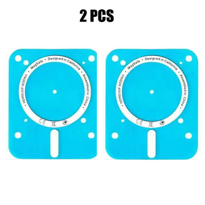 2 tk/partii magnetringi kleebis Magsafe Magnet telefoni juhtmevaba laadimisrõngasplaadi jaoks iPhone 14 13 12 mini pro max jaoks