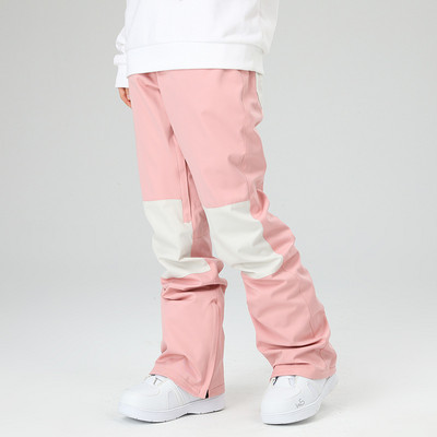 Iarna Noi costume de schi Pantaloni de schi femei Pantaloni de snowboard în aer liber Pantaloni cargo pentru bărbați, calduri, rezistente la vânt, cu cusături, pantaloni de zăpadă