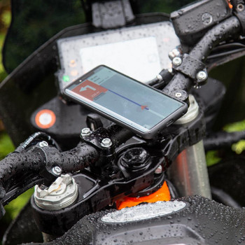 Мотоциклет Велосипед Държач за телефон Кормило Бързо монтиране Смартфон Мобилен Moto MTB Bike Стойка Поддръжка Скоба за въртене на 360