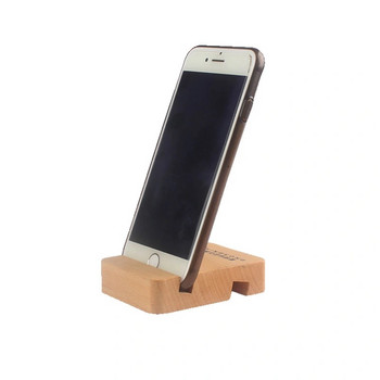 Универсален дървен държач за телефон за IPhone 11 Pro Max X XS Скоба за мобилен телефон за Samsung S10 9 Стойка за таблет Поддръжка за настолен телефон