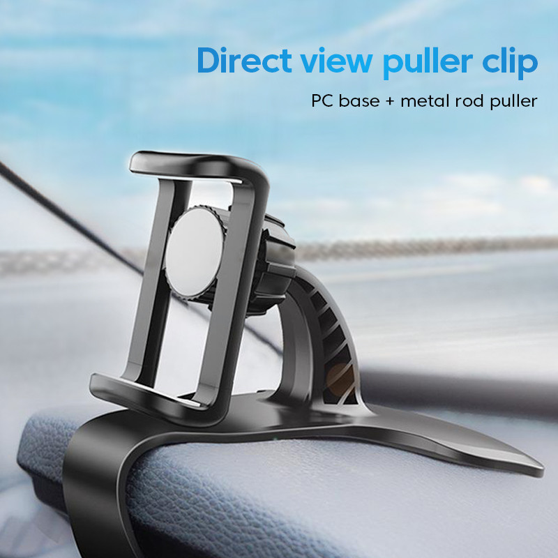 Univerzalni držač za automobilsku ploču s kopčom, stalak za montažu, teleskopski GPS zaslon, nosač mobilnog telefona za iPhone Samsung Xiaomi Poco