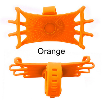 Silikoonist telefonihoidja Jalgratta mootorratta 360 Pööratav GPS-alus Kukkumisvastane Elastsus Mobiiliklamber iPhone13 Xiaomi Samsungile