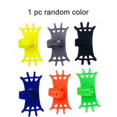 Silikoonist telefonihoidja Jalgratta mootorratta 360 Pööratav GPS-alus Kukkumisvastane Elastsus Mobiiliklamber iPhone13 Xiaomi Samsungile