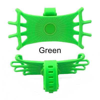 Silikoonist telefonihoidja Jalgratta mootorratta 360 Pööratav GPS-alus Kukkumisvastane Elastsus Mobiiliklamber iPhone13 Xiaomi Samsungile