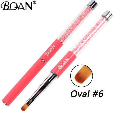BQAN Flat #4#8 gél ecset faragás UV gél lakk akril hosszabbító körömdíszítés tippek festés rajz manikűr eszközök