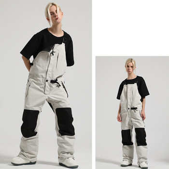 Νέες φόρμες για χειμερινό σκι Γυναικείες ανδρικές μονόπλευρες παντελόνια για σκι Εξωτερική στολή σνόουμπορντ Αδιάβροχη φόρμα ζεστό παντελόνι για χιόνι