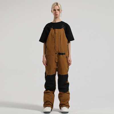 Novi zimski skijaški kombinezon Žene Muškarci Jednodijelne skijaške hlače Odijelo za skijanje na otvorenom Vodootporni kombinezoni otporni na vjetar Tople hlače za snijeg