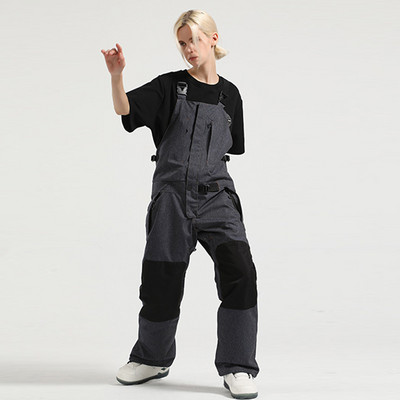 Novi zimski skijaški kombinezon Žene Muškarci Jednodijelne skijaške hlače Odijelo za skijanje na otvorenom Vodootporni kombinezoni otporni na vjetar Tople hlače za snijeg