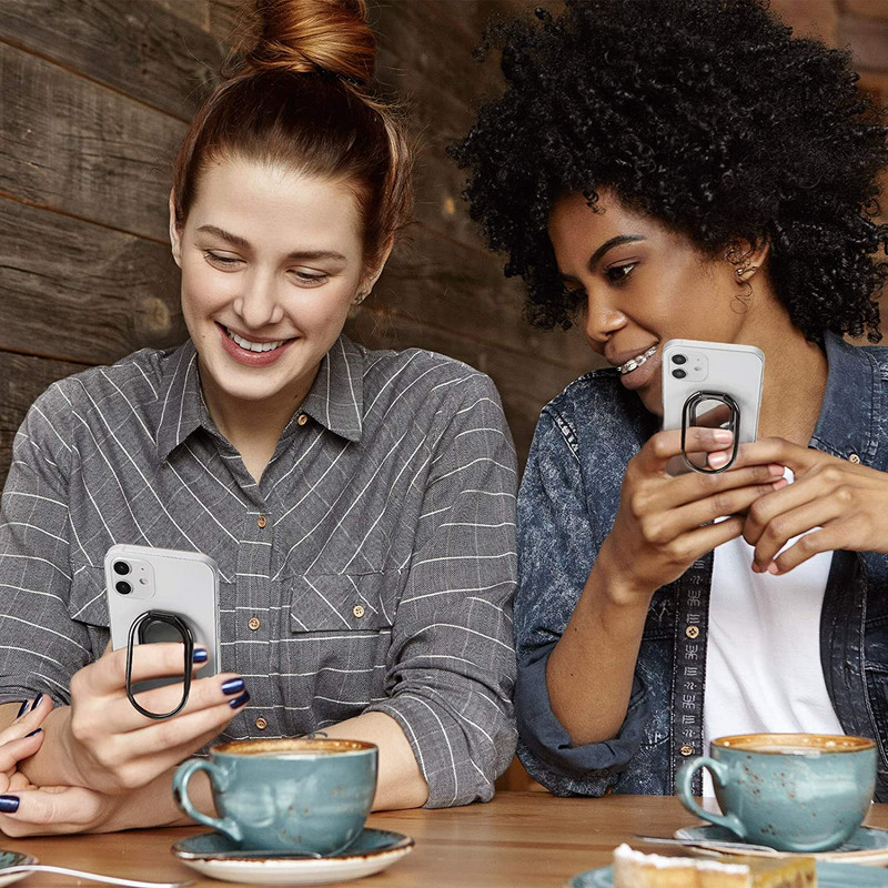 Držač telefonskog prstena, postolje za prste, rotacija od 360 stupnjeva, metalni rukohvat za prsten za mobilni telefon, sklopivi stalak za mobitel za magnetsko držanje za automobil