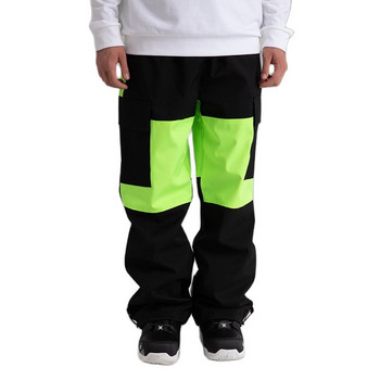 Ски панталони Зимни панталони за сняг Мъжки и дамски висококачествени ветроустойчиви водоустойчиви топли ски панталони за двойка Ски панталони Дамски