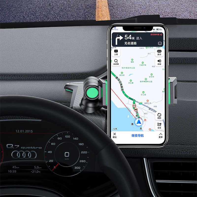 Autós mobiltelefon-tartó Autós központi vezérlőpult Többfunkciós rendszámtábla-navigációs konzollal