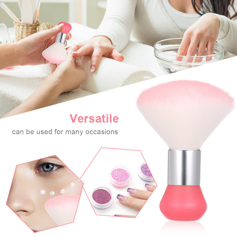 Nail Art Četka za prašinu Velike četke za puder za nokte Četka za čišćenje kose Uklanjanje dlaka na vratu Višenamjenska četka za šminkanje Alat za nokte