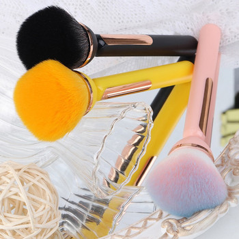 1 τμχ βούρτσα νυχιών για μανικιούρ Art Soft Big Head Gel Polishing Dust Cleaning Brush Silver Nail Art Brush Nail Accessories Εργαλεία