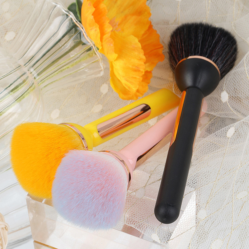 1PC Četkica za nokte za manikuru Soft Big Head Gel Polishing Četke za čišćenje prašine Srebrna četka za nokte Dodaci za nokte Alati