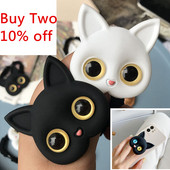 Air Sac Držač telefona Griptok Korean INS Kawaii 3D Cat Cellphone Finger Ring Stand Grip Tok Dodaci za mobilne telefone za Iphone