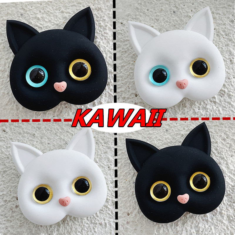 Air Sac Držač telefona Griptok Korean INS Kawaii 3D Cat Cellphone Finger Ring Stand Grip Tok Dodaci za mobilne telefone za Iphone