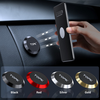 TOPK Universal Μαγνητική βάση τηλεφώνου αυτοκινήτου Βάση κινητού τηλεφώνου Βάση αεραγωγού Μαγνητική βάση GPS στο αυτοκίνητο για iPhone 11 Pro XR X Xiaomi