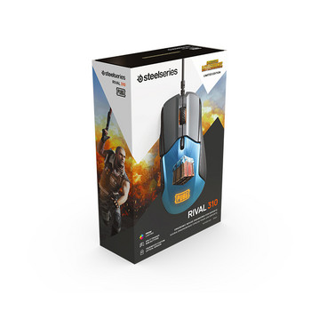 SteelSeries Rival 310 RGB FPS USB Optical Gaming Ενσύρματο ποντίκι με κουμπιά Split-Trigger 12000 CPI CS LOL CF για Windows Linux
