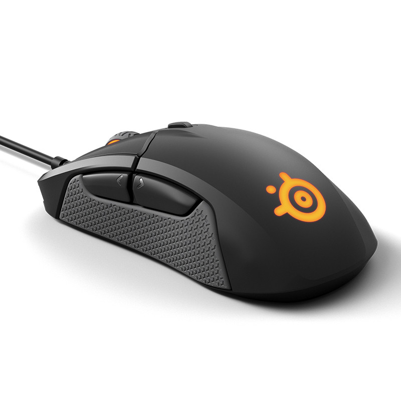SteelSeries Rival 310 RGB FPS USB optikai vezetékes játék egér 12000 CPI osztott trigger gombokkal CS LOL CF Windows Linuxhoz