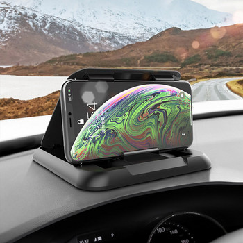 Βάση στήριξης τηλεφώνου αυτοκινήτου από Carbon Fiber Ταμπλό Universal 3 έως 7 ιντσών Βάση στήριξης κλιπ κινητού τηλεφώνου για IPhone XR XS MAX βάση GPS