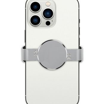 Метална скоба за телефон за магнитни стойки за кола Скоба за мобилен телефон за магнитна стойка за кола Съвместим с iPhone 12/13 Pro Max, Samsung