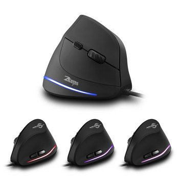 Ποντίκι ZELOTES T-20 Ενσύρματο κάθετο ποντίκι Εργονομικό επαναφορτιζόμενο 3200DPI Προαιρετικό φορητό ποντίκι gaming για φορητό υπολογιστή Mac