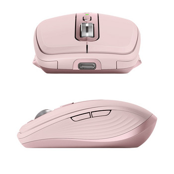 Безжична мишка Logitech MX Anywhere 3 4000DPI Компактна високопроизводителна Bluetooth мишка за бизнес офис преносим компютър Настолен компютър