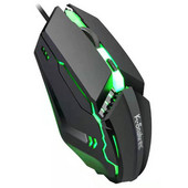 USB vezetékes játékegér 1600 DPI állítható LED háttérvilágítású professzionális gamer egér Ergonomikus számítógépes egér PC laptophoz