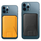 Mag Safe Wallet με βάση στήριξης για κάρτα τηλεφώνου Δερμάτινη θήκη Μαγνητική για iPhone 13 12 Pro Max Magsafe Back with Kickstand