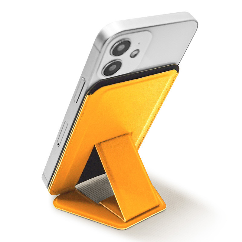 Mag Safe Wallet με βάση στήριξης για κάρτα τηλεφώνου Δερμάτινη θήκη Μαγνητική για iPhone 13 12 Pro Max Magsafe Back with Kickstand