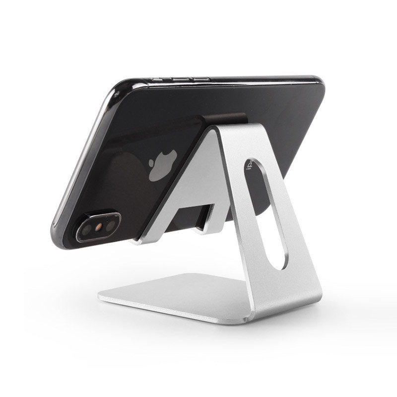 Επιτραπέζια βάση κινητού τηλεφώνου Μεταλλική βάση κινητού τηλεφώνου για IPhone X XS MAX 8 7 6 12 Γραφείο βάσης τηλεφώνου για Samsung S20 Xiaomi Huawei