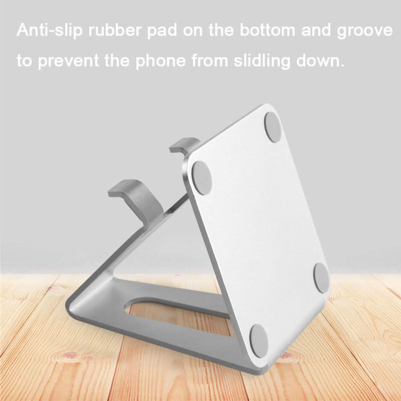 Επιτραπέζια βάση κινητού τηλεφώνου Μεταλλική βάση κινητού τηλεφώνου για IPhone X XS MAX 8 7 6 12 Γραφείο βάσης τηλεφώνου για Samsung S20 Xiaomi Huawei