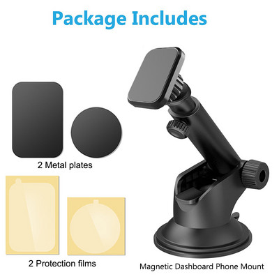 Suport magnetic telescopic pentru telefon pentru iPhone 11 Xs Max XR 8 6 Suport cu ventuză pentru bord Suport pentru telefon mobil mobil