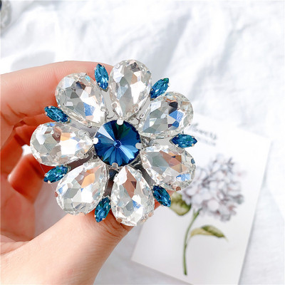 Coreea Nou Crystal Smart Phone Suport spate Grip Tok Diamond Gem Suport inel pentru telefon mobil strălucitor pentru iPhone Samsung Xiaomi Griptok